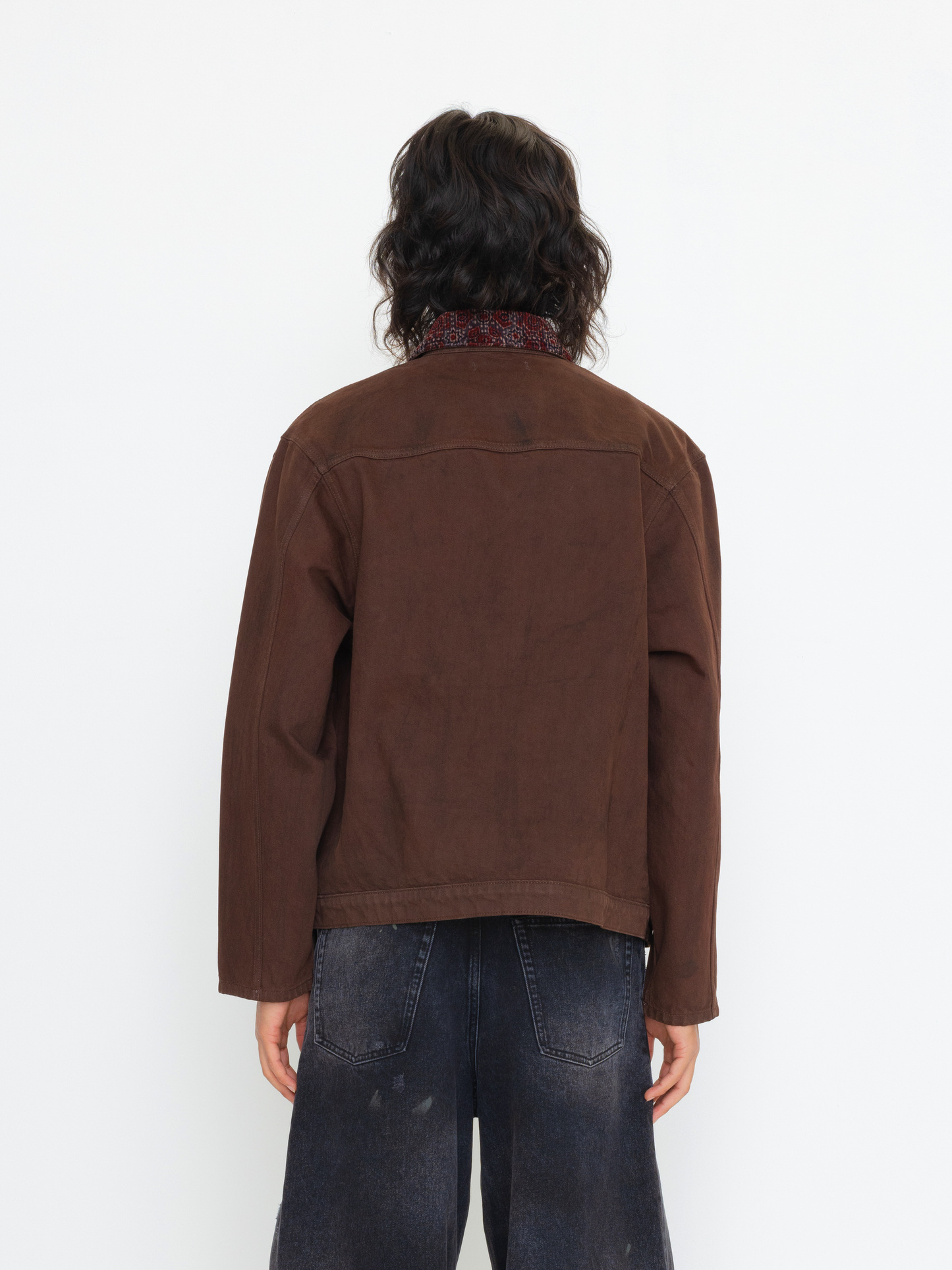 BLOCK COLLAR UNISEX JACKET