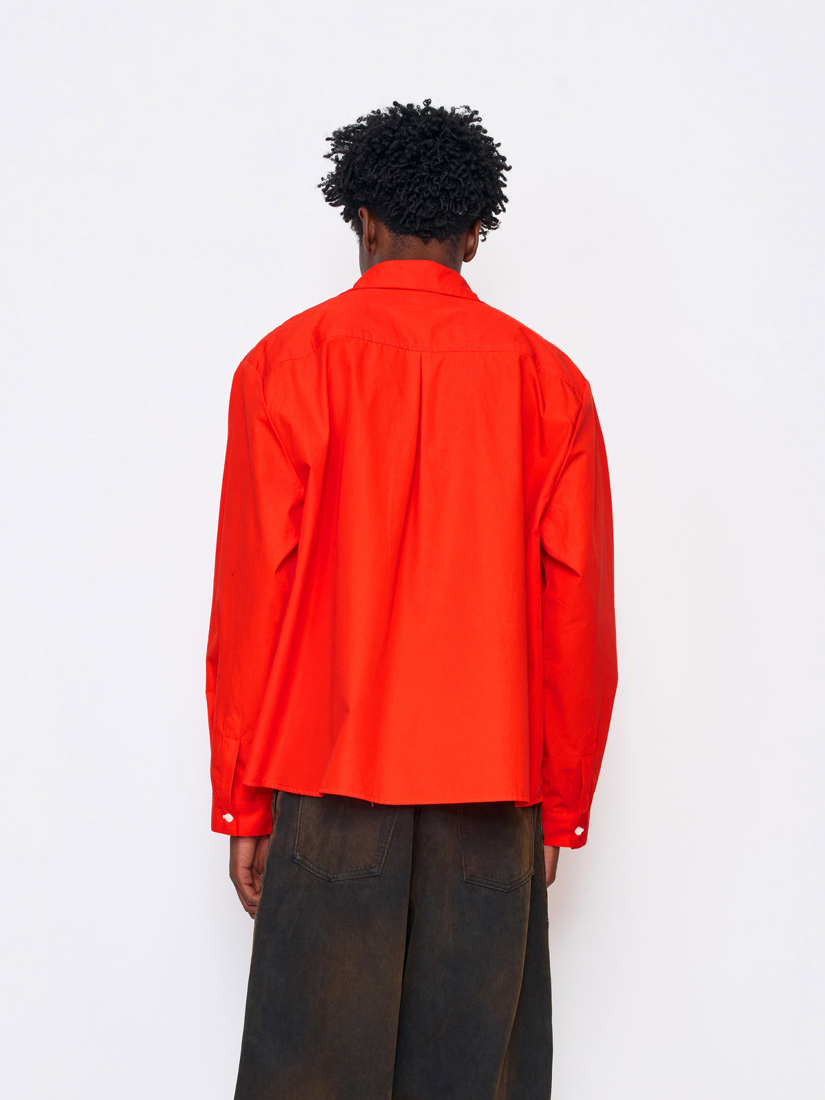 ORANGE BEADED UNISEX SHIRT