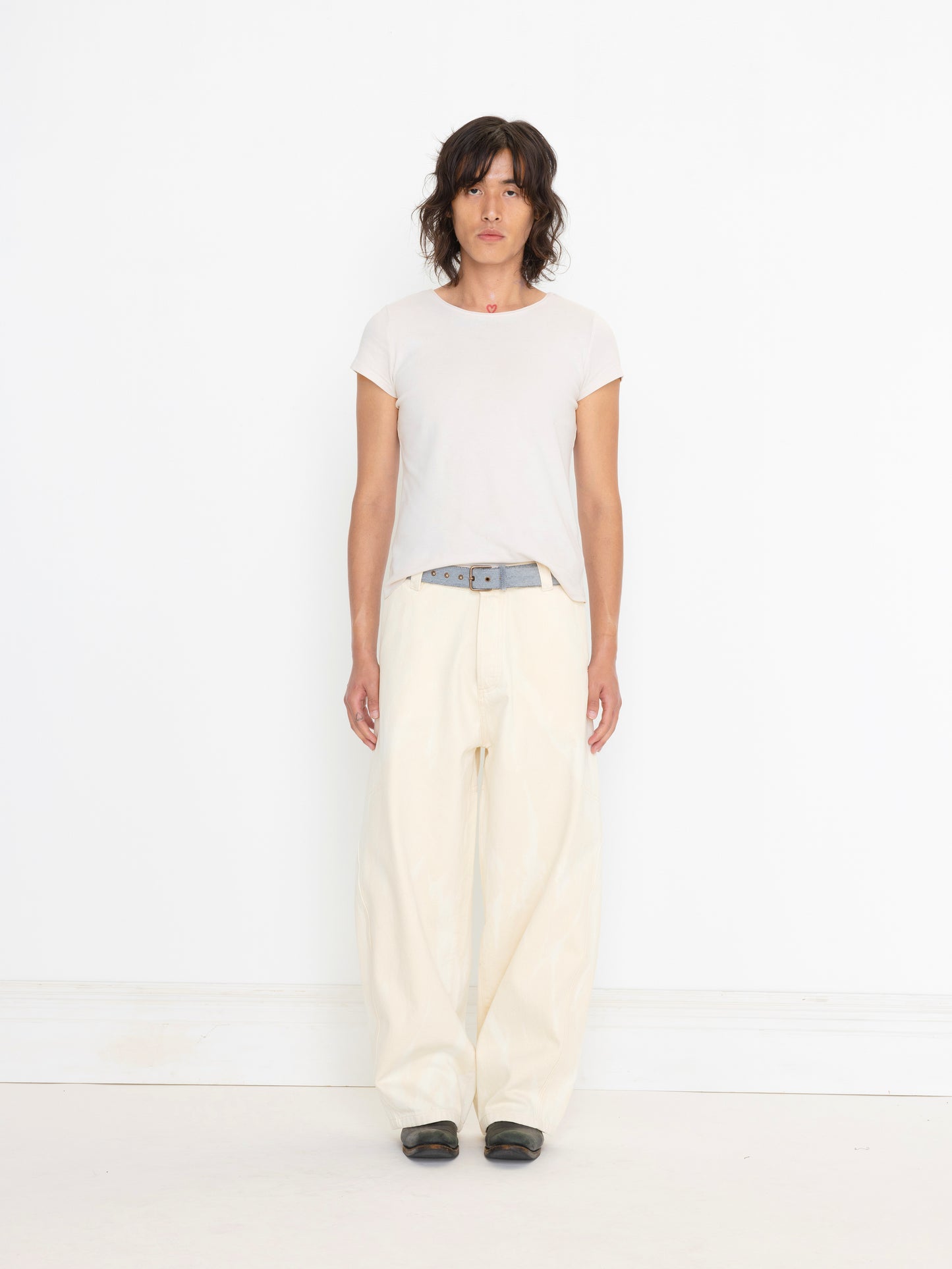 OFF WHITE BARREL UNISEX JEAN
