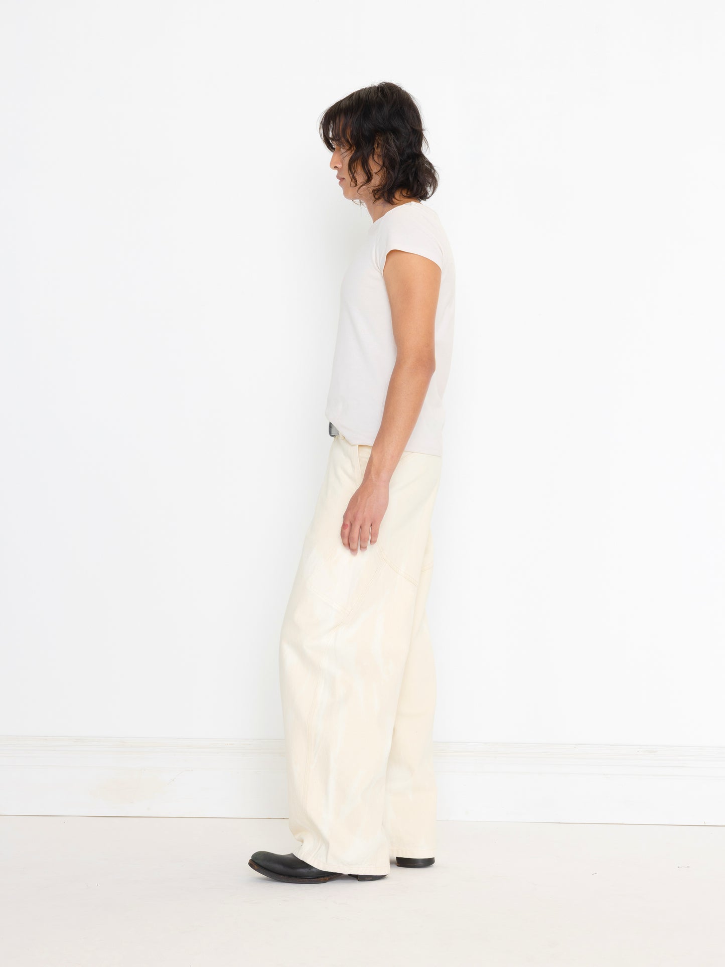 OFF WHITE BARREL UNISEX JEAN