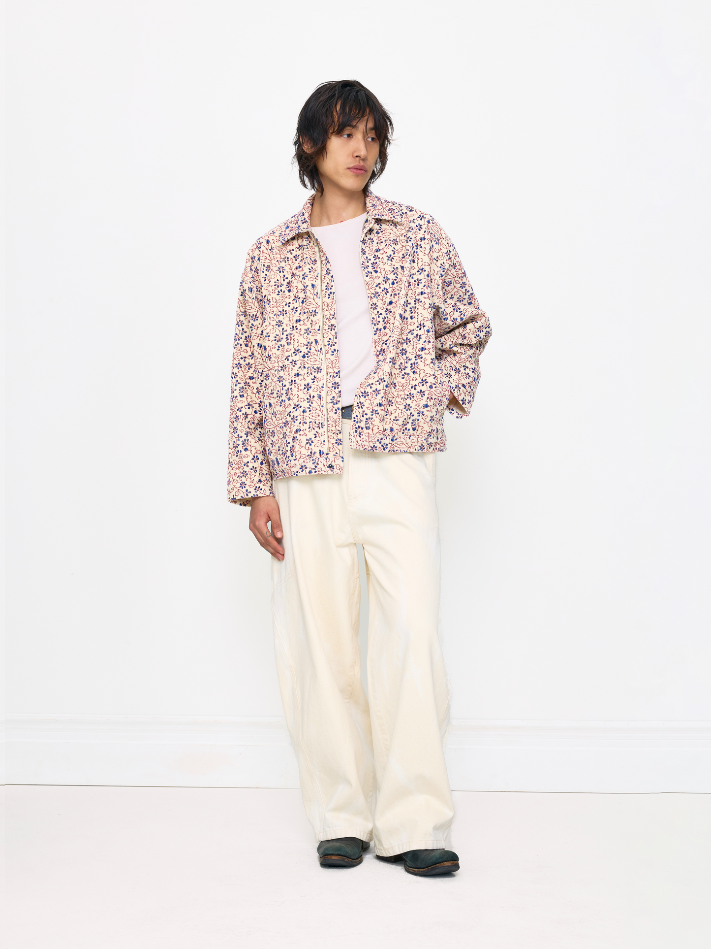 OFF WHITE BARREL UNISEX JEAN